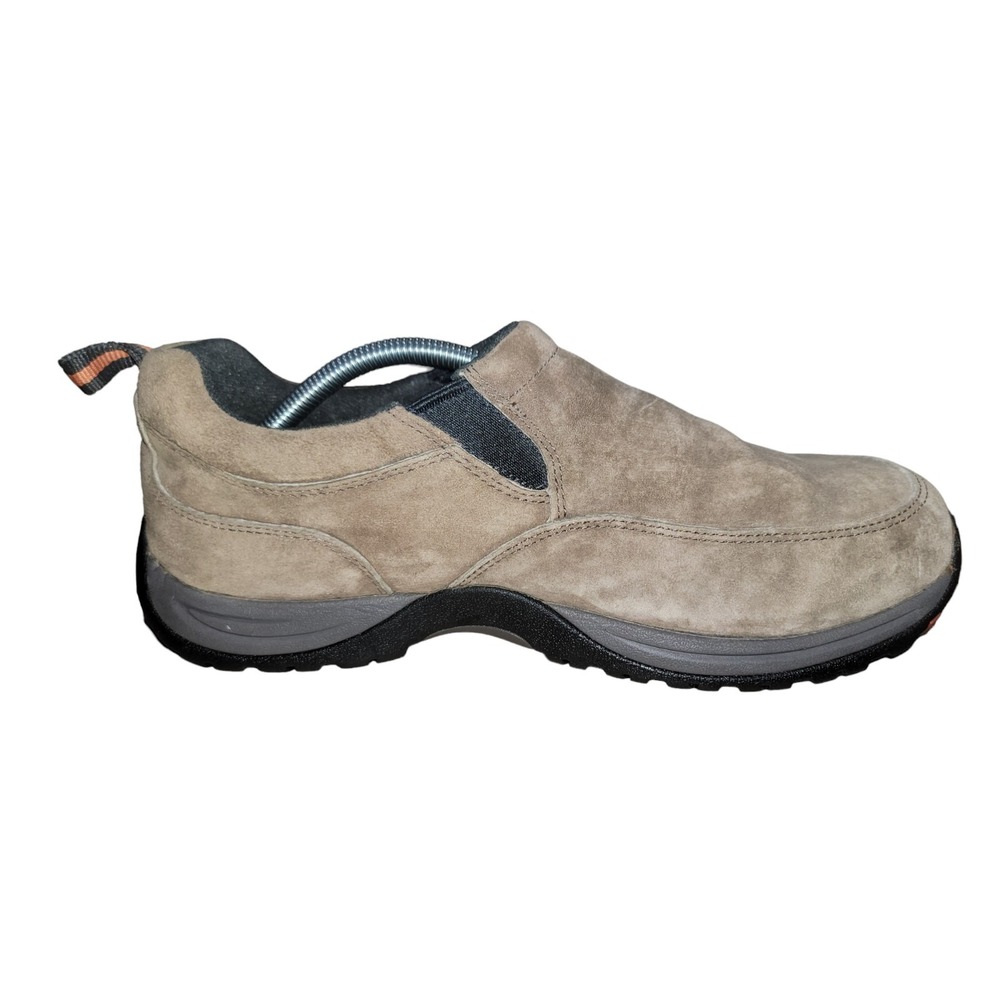 Cabelas‎ Men's Size 10.5 Brown Suede Casual Comfort Slip On Outdoor Shoes - Picture 5 of 11